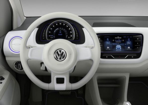 Das Cockpit der VW Studie twin-up!