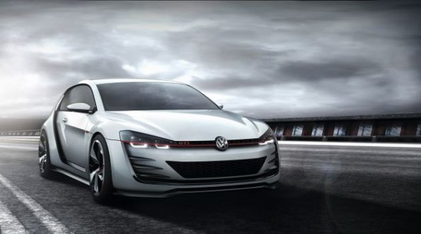 Die Frontpartie der VW Studie Vision Gti