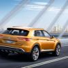 <p>Die Heckpartie des VW SUV Studie CrossBlue Coupé</p>