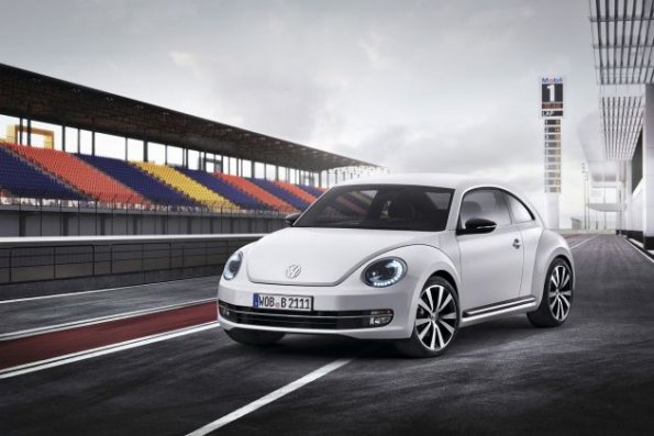 Die Aufnahme zeigt die Frontpartie am VW The Beetle