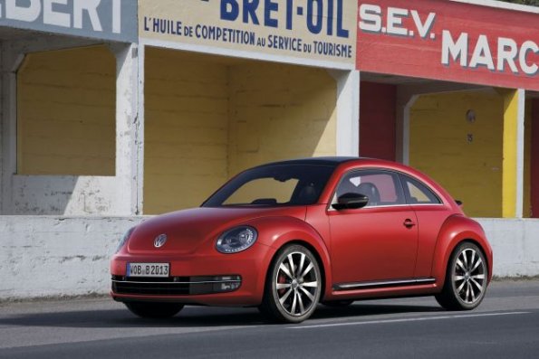 Front- und Seitenpartie am VW The Beetle