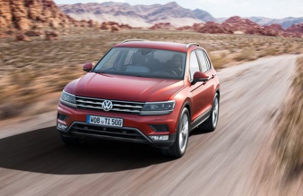 Fahrzeugfront des VW Tiguan