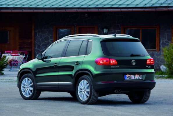 Die Heckpartie des neuen VW Tiguan