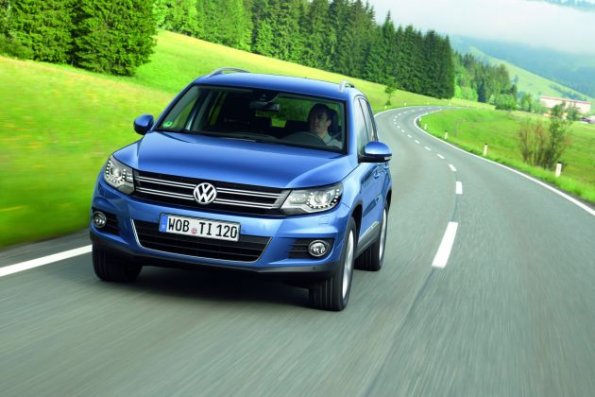 Frontansicht des neuen VW Tiguan