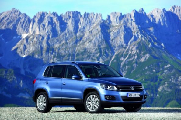 Front- und Seitenansicht des neuen VW Tiguan