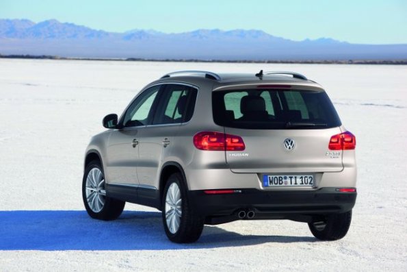 Die Heckpartie des VW Tiguan 2011