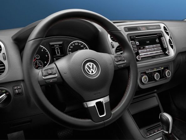 Das Cockpit im VW Tiguan Exclusive