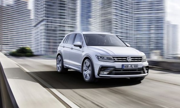 Frontansicht des VW Tiguan R-Line 