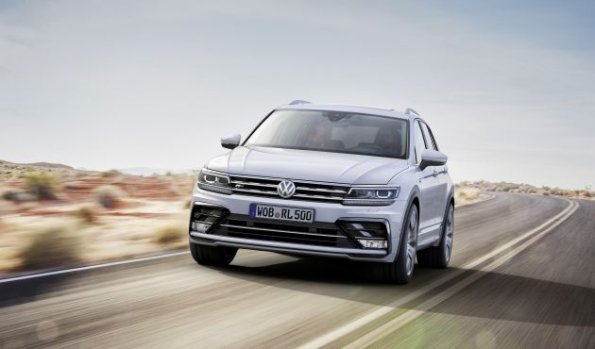 Das Gesicht des VW Tiguan R-Line 