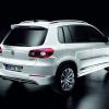 Der VW Tiguan R-Line&nbsp; in der Heck- und Seitenansicht