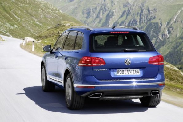 Heckpartie des VW Touareg