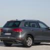 Heckansicht des VW Touareg Hybrid 