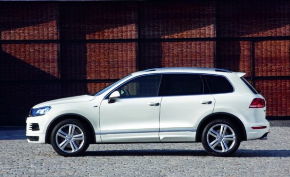 Die Silhouette des VW Touareg R-Line