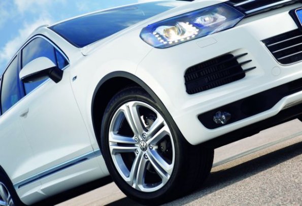 Detailaufnahme am VW Touareg R-Line