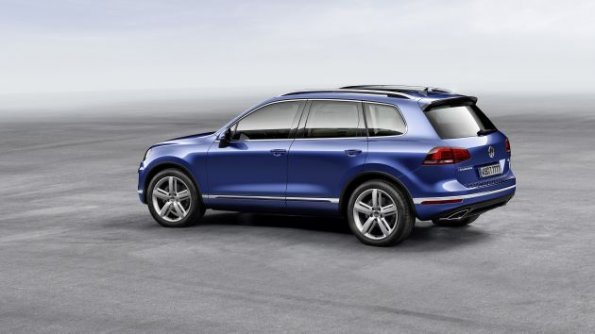 Seitenansicht des VW Touareg 