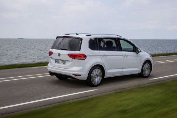 Heckpartie des VW Touran