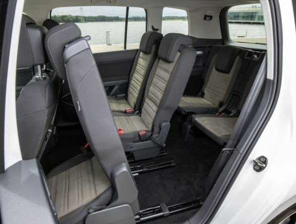 Innenraum des VW Touran