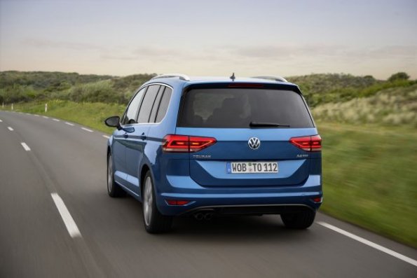 Heckpartie des VW Touran