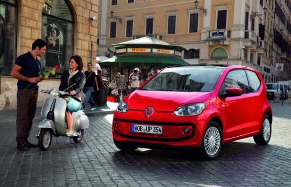 Der VW Up! in seinem natürlichen Fahrraum: der Stadt