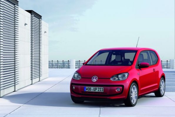 Die Frontansicht des VW up!