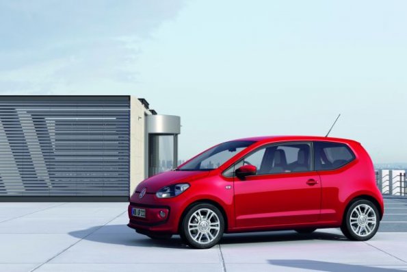 Die Seitenansicht des VW up!