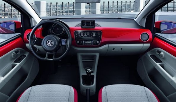 Die Instrumententafel im VW up!