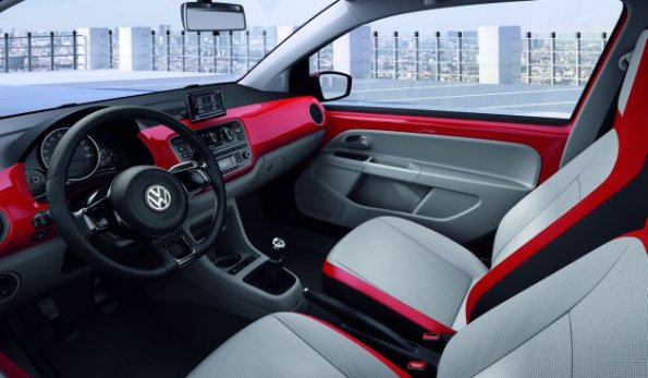 Die erste Sitzreihe im VW up!