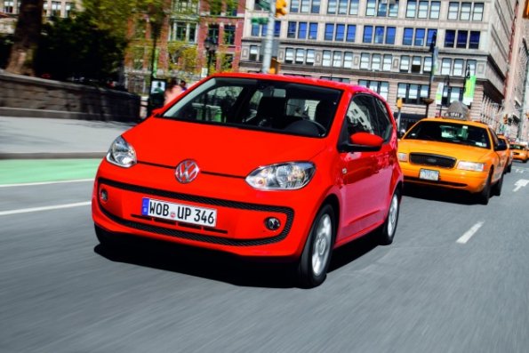 Der vW up! in der Frontansicht 