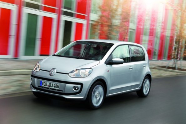 Die Frontansicht des VW up! Viertürer