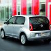 Heck- und Seitenansicht des VW up! Viertürer