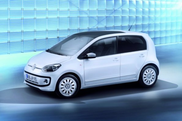 Die Seitenansicht des VW up! Viertürer