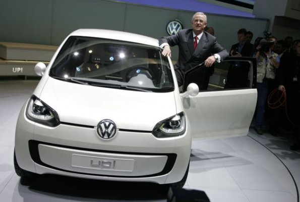 Präsentation des VW up auf der 62. Internationalen Automobil-Ausstellung (IAA) in Frankfurt. 